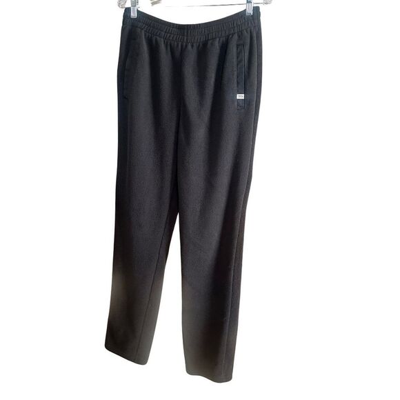 Mens (DSG) Black Fleece Pants Elastic & Drawstring Waist Size Large - Picture 1 of 8